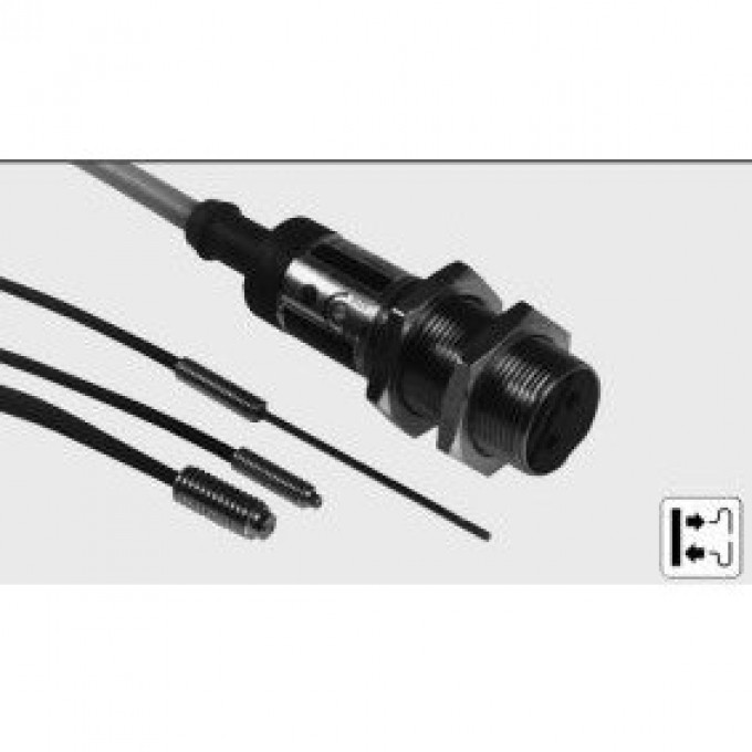 EF1801PPAS-1 датчик оптоволоконный,100MM,PNP,NO+NC,PL CARLO GAVAZZI 3602442